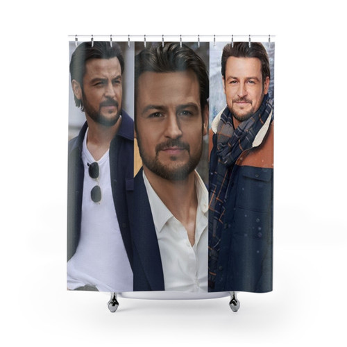 Tyler Hynes Collage Shower Curtains