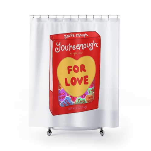 Uplifting Mental Health Shower Curtains