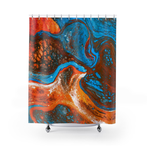 Psychedelic Tie-Dye Shower Curtains