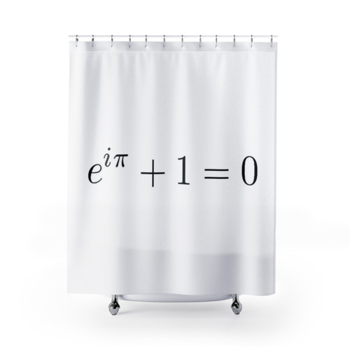 Euler's Identity Shower Curtains - Beautifully Mathematical