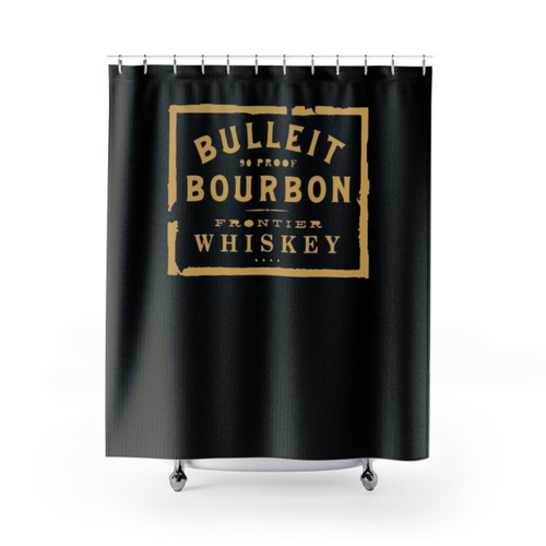 Bulleit Bourbon Logo Shower Curtains