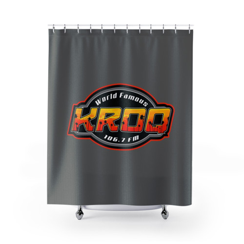 KROQ 106.7 FM Essential Shower Curtains