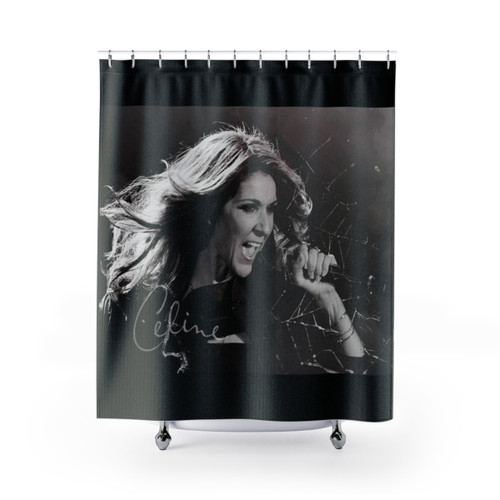 Celine Dion Shower Curtains - Iconic Singer Designs