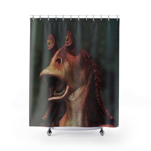 Jar Jar Shower Curtains - Funny Star Wars Bathroom Decor