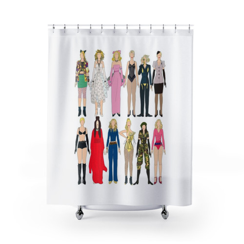 Outfits of Madge Fashion Shower Curtains
