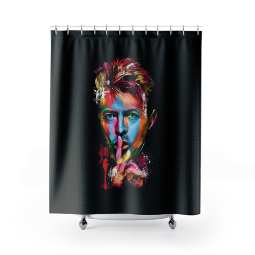 David Bowie Shower Curtains