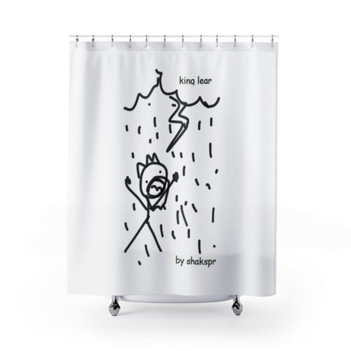 King Lear Themed Shower Curtains