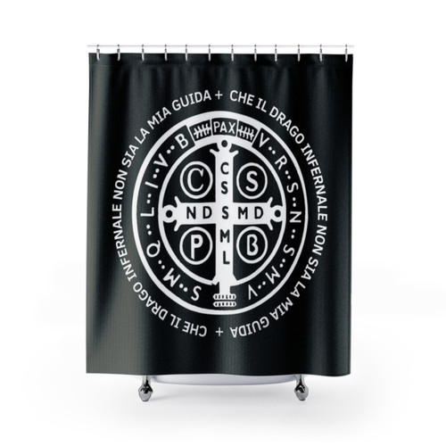 SAINT BENEDICT Shower Curtain