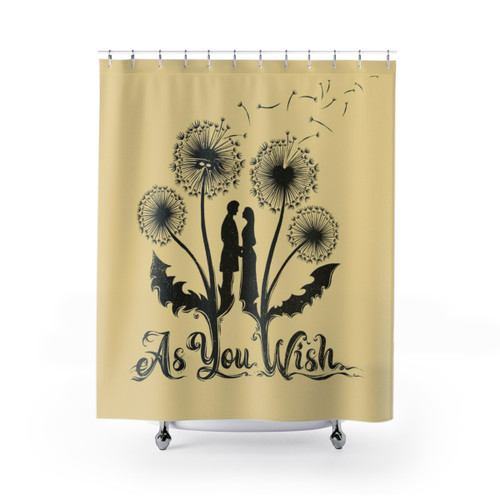 As You Wish Shower Curtains featuring The Princess Bride design