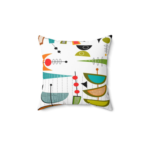 Mid-Century Modern Abstract Pillow