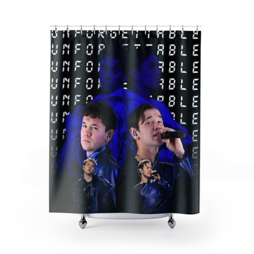 Marcus & Martinus Eurovision 2024 Sweden Themed Shower Curtains