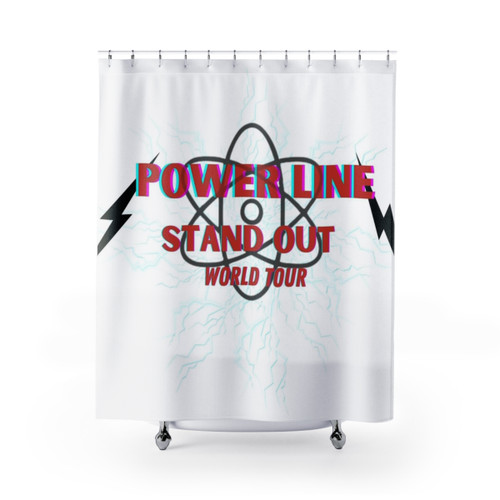 Goofy Movie Powerline 1995 Stand Out Tour Shower Curtain