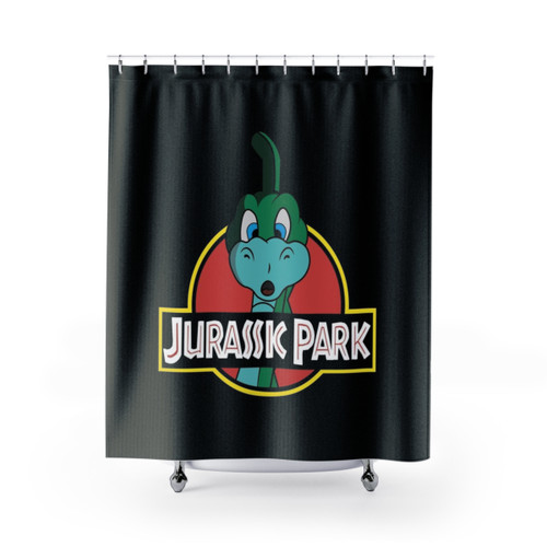 Denver The Last Dinosaur Cartoon Shower Curtain