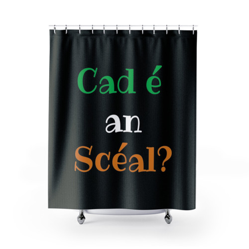 Gaeilge Irish Language Shower Curtains
