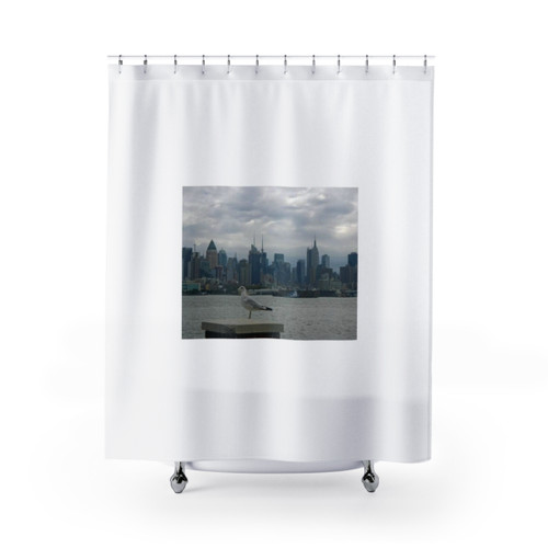 NY Shower Curtain for Elegant Bathroom Design