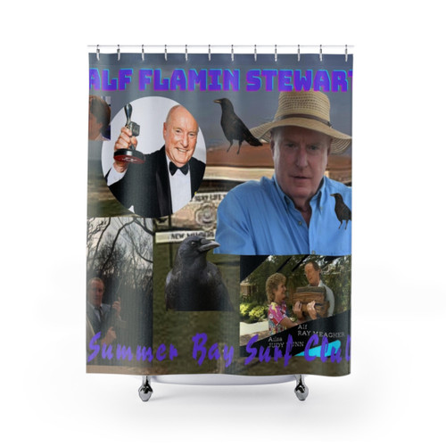 Alf Flamin Stewart Shower Curtain