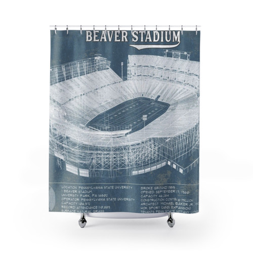 Beaver Stadium Penn State Shower Curtains