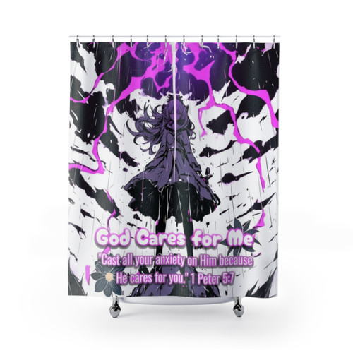 Christian Faith Vintage Retro Shower Curtains