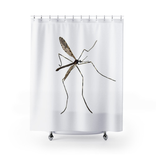 Crane Fly Shower Curtain - Unique Insect Home Decor
