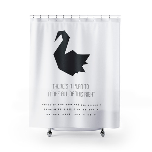 Prison Break Inspired Shower Curtain