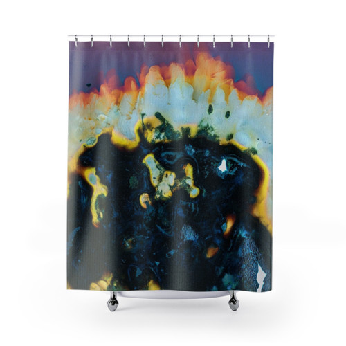 Lumen Print Art Shower Curtain with Botanical Designs