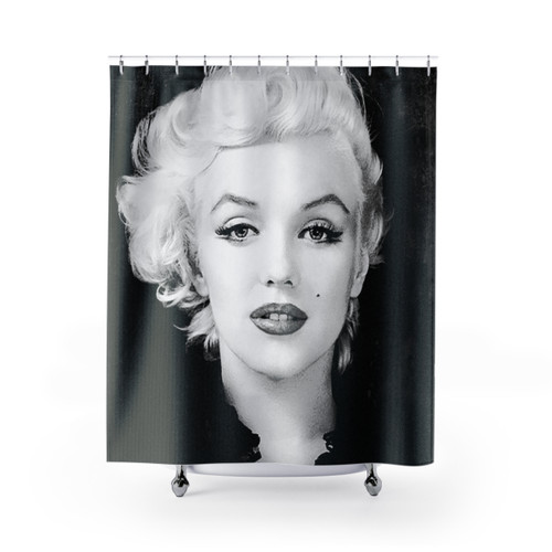 Marilyn Monroe Vintage Black and White Shower Curtain