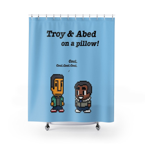 Troy and Abed Community TV Show Shower Curtains