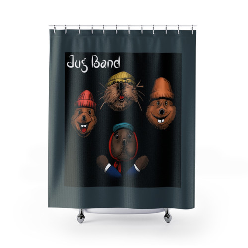 Muppets Emmet Otter's Jug Band Christmas Shower Curtain