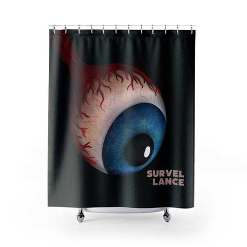 Stylish Surveillance Shower Curtains