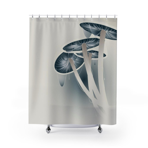 Surreal Mushroom Shower Curtain
