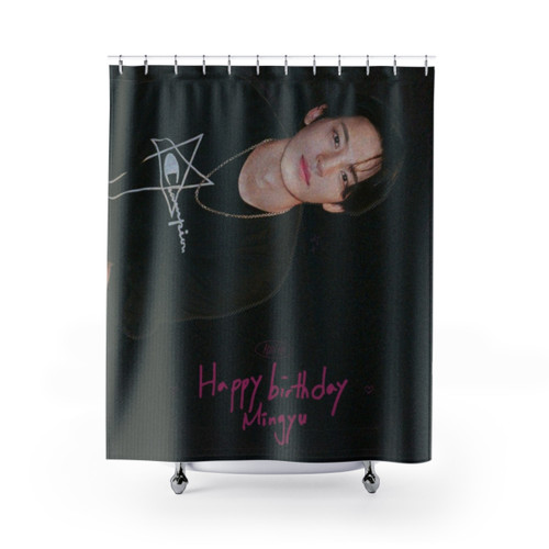 Seventeen KPOP Shower Curtains