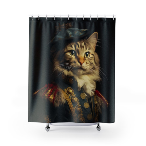 Renaissance Cat Shower Curtains