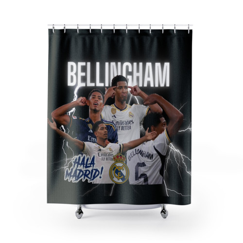 Bellingham Graphic Soccer Shower Curtains