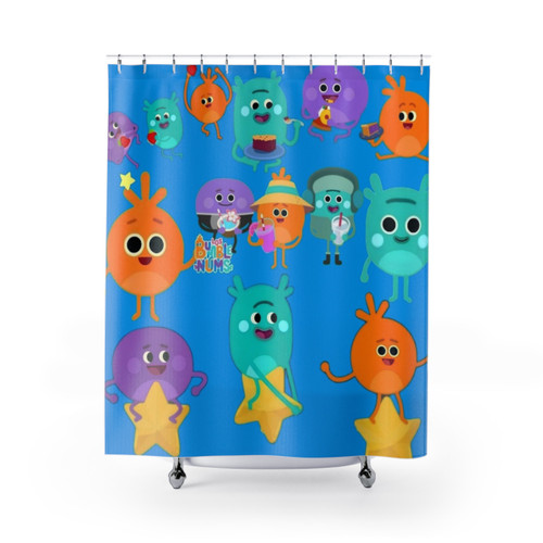 Adorable Bumble Nums Kids Shower Curtain