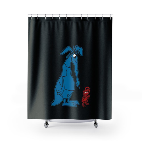 Classic Ant and Aardvark Cartoon Shower Curtain