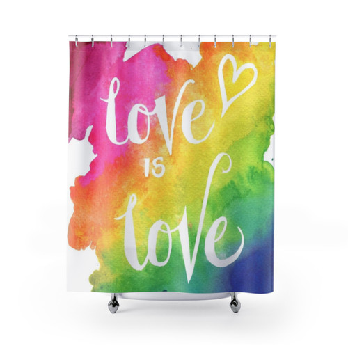 Love is Love LGBTQ Shower Curtains
