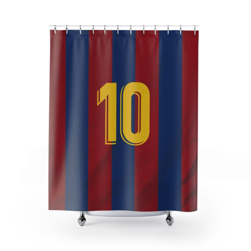 Messi Barcelona Shower Curtains - Football Decor
