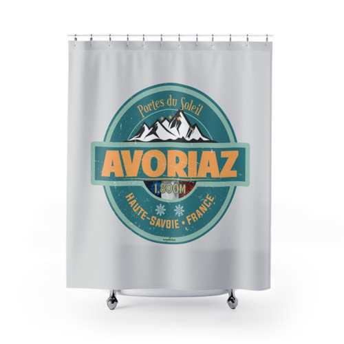 Avoriaz France Ski Shower Curtains