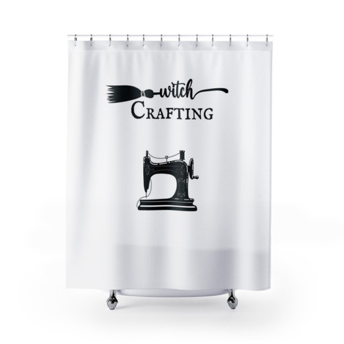 Witch Crafting Logo Shower Curtains