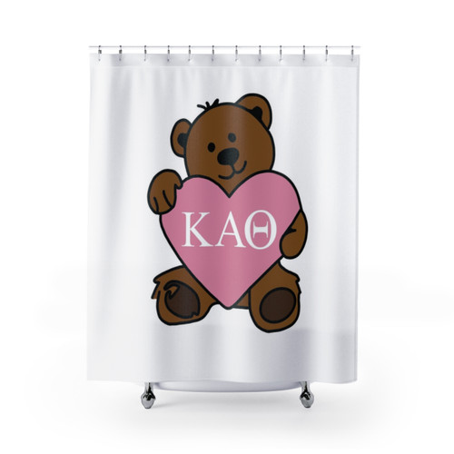 Kappa Alpha Theta Teddy Bear Shower Curtain