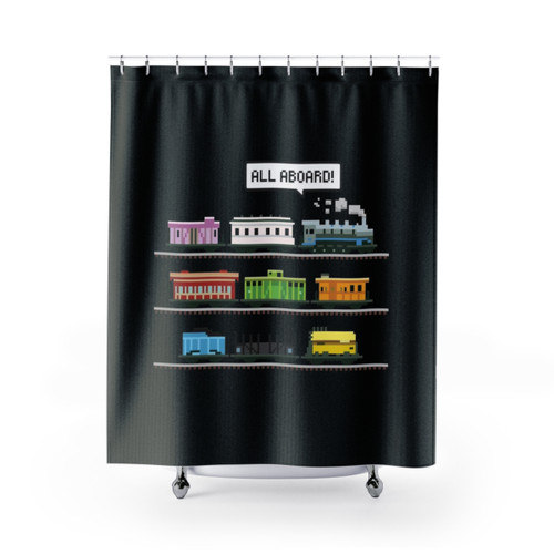Ticket to Ride Board Game Shower Curtains