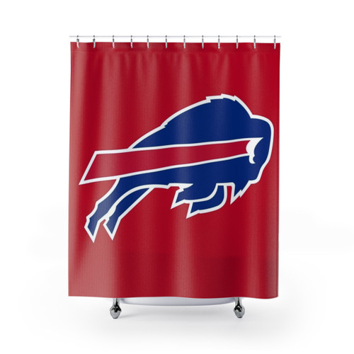 The Buffalo Bills Logo Shower Curtains