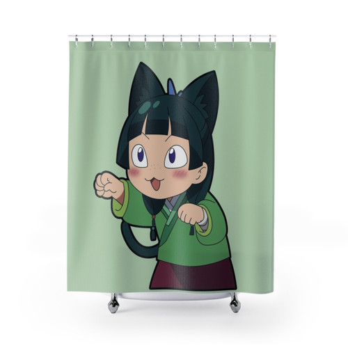 Maomao Cat Anime Shower Curtain