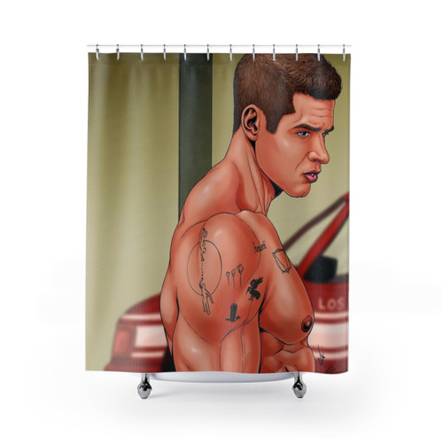 Buck in Doubt Themed Shower Curtains for Bathroom Decor