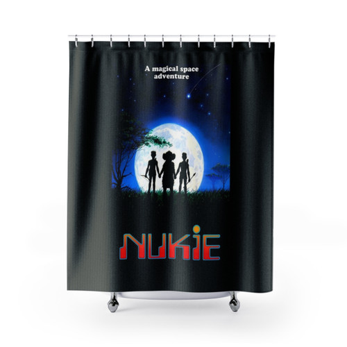Nukie Portrait Shower Curtains - Promotional Artwork
