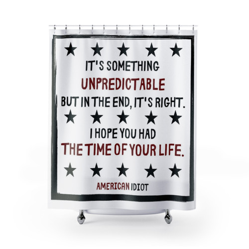 American Idiot Themed Shower Curtains