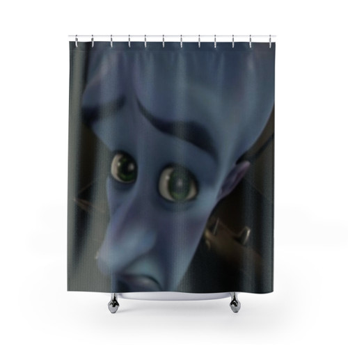 Megamind Eyebrow Meme Shower Curtains