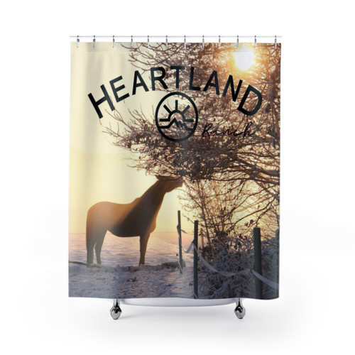 Heartland Ranch Horse Shower Curtains