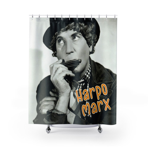 Harpo Marx Themed Shower Curtain