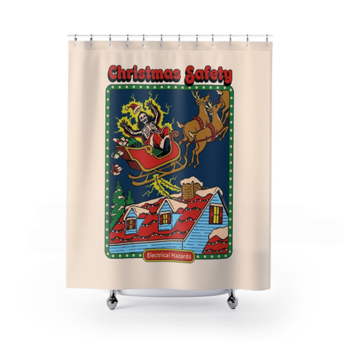 Festive Christmas Shower Curtains